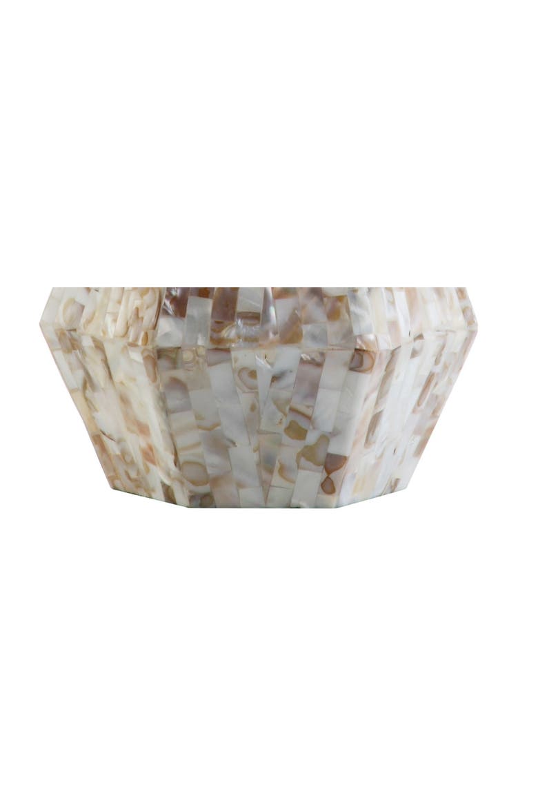 Isabella 21" Seashell LED Table Lamp, Natural Ivory, Alternate, color, Natural/Ivory