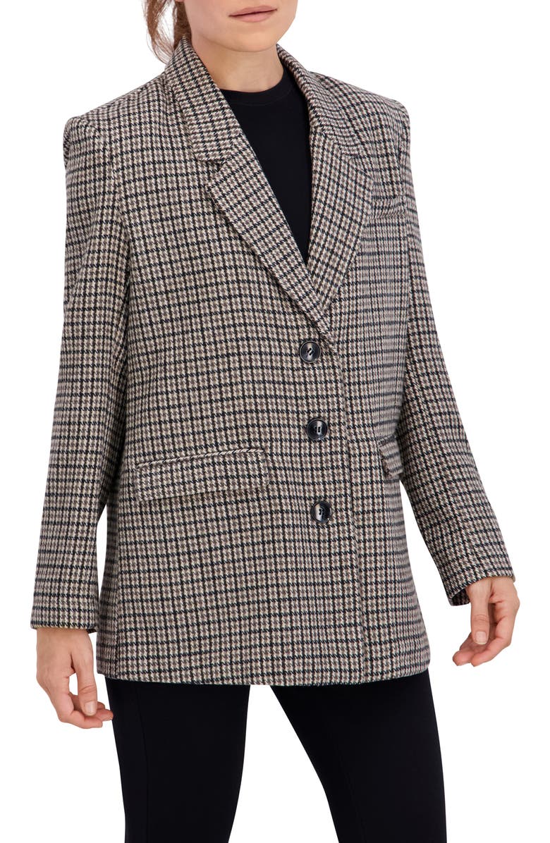 Ookie & Lala Check Jacket, Alternate, color, Olive/ Grey