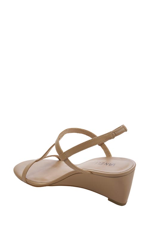 Vaneli Mohan T-strap Wedge Sandal In Ecru