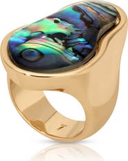 Ettika Sea Born Abalone Ring