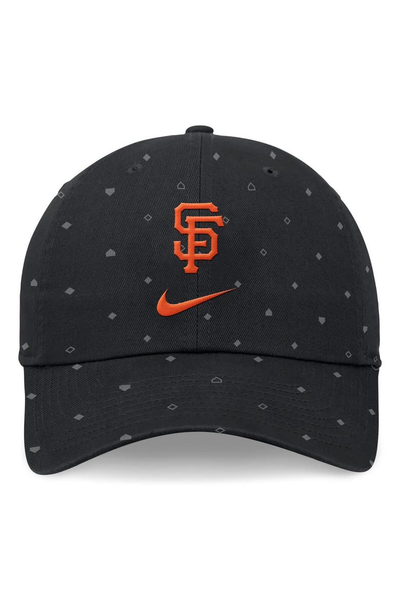 Men's Nike  Black San Francisco Giants Primetime Print Club Adjustable Hat, Alternate, color, Black