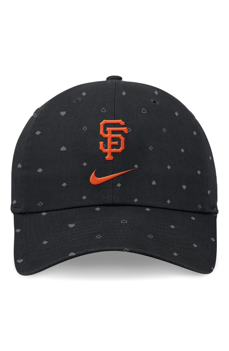 Nike Men's Nike Black San Francisco Giants Primetime Print Club Adjustable Hat, Alternate, color,