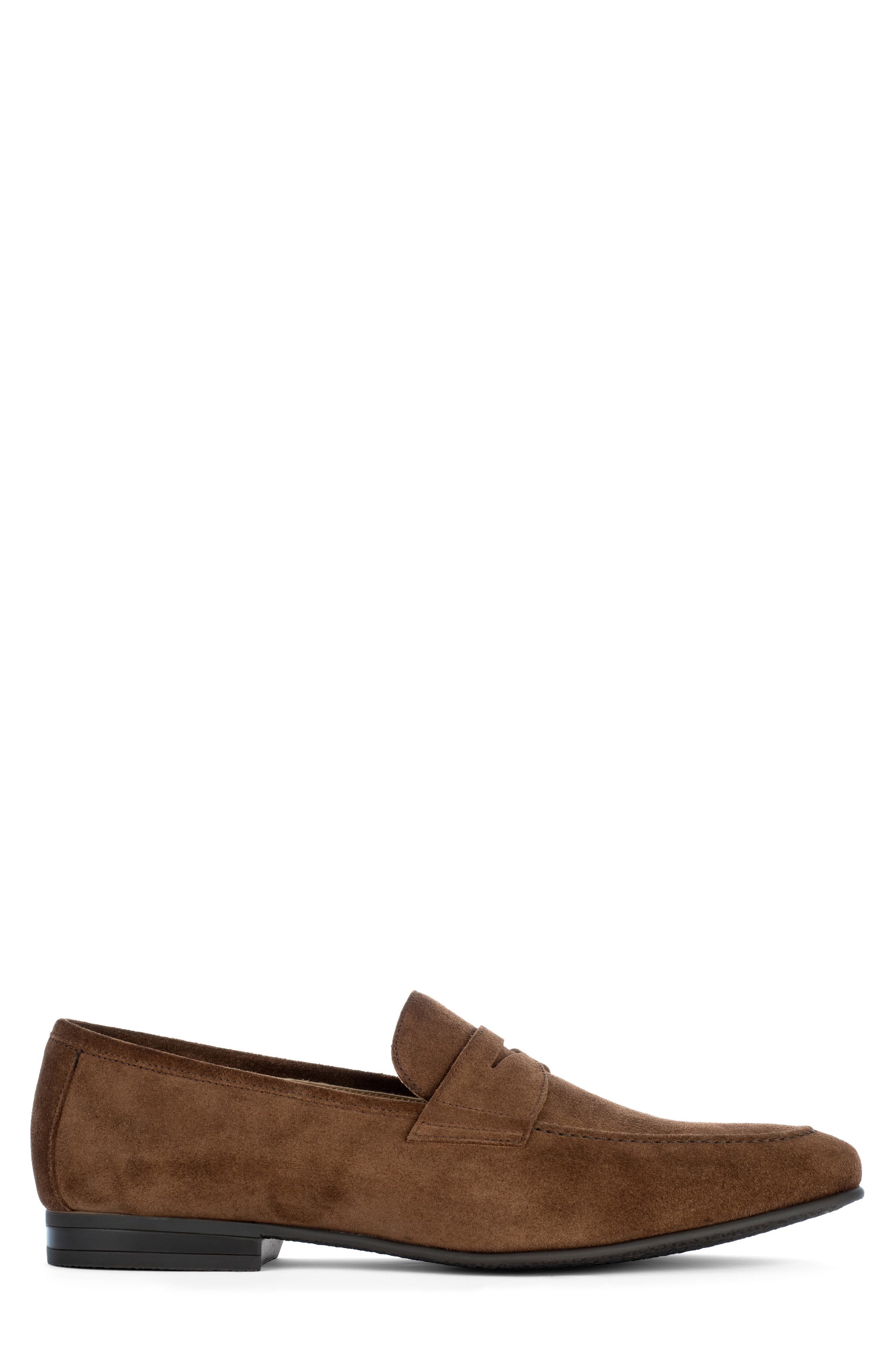 TO BOOT NEW YORK Jenner Penny Loafer, Alternate, color, Chocolate Brown