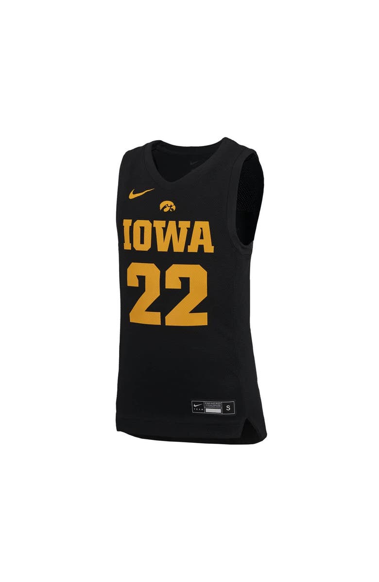 Nike Youth Nike Caitlin Clark Black Iowa Hawkeyes Performance Replica Jersey, Alternate, color, Black