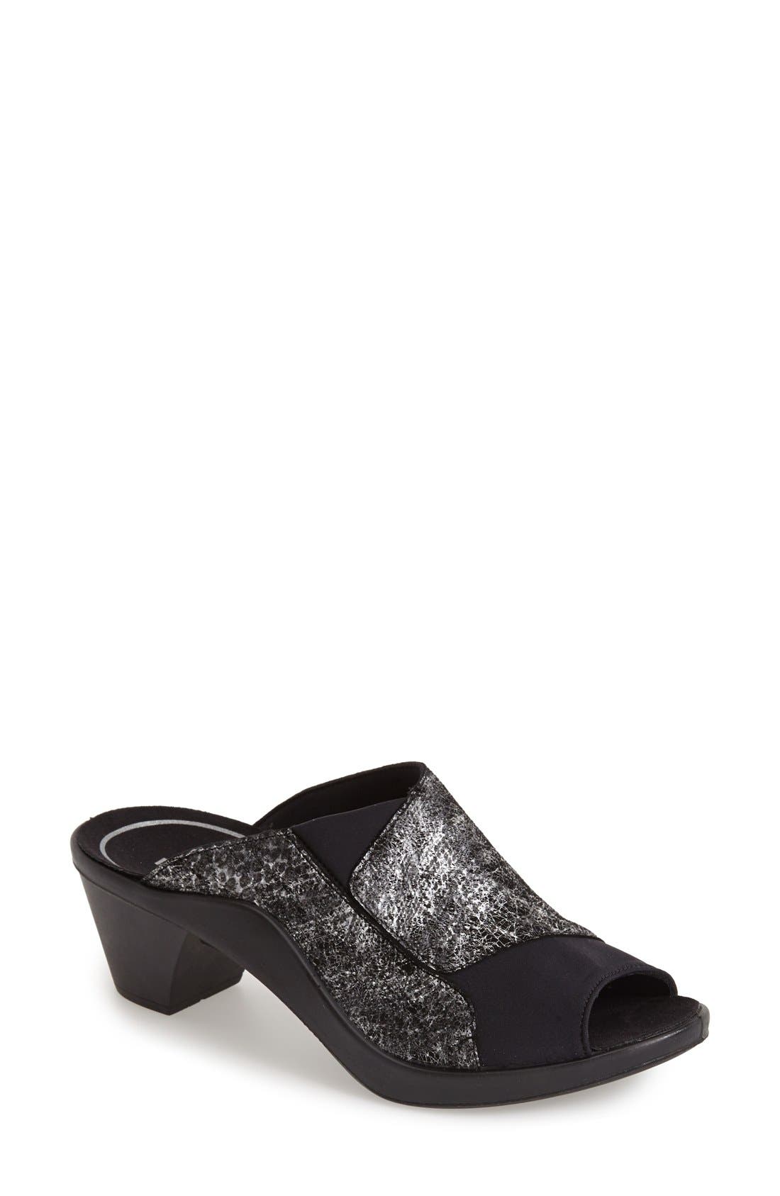 'Mokasetta' Mule, Main, color, BLACK/ BLACK