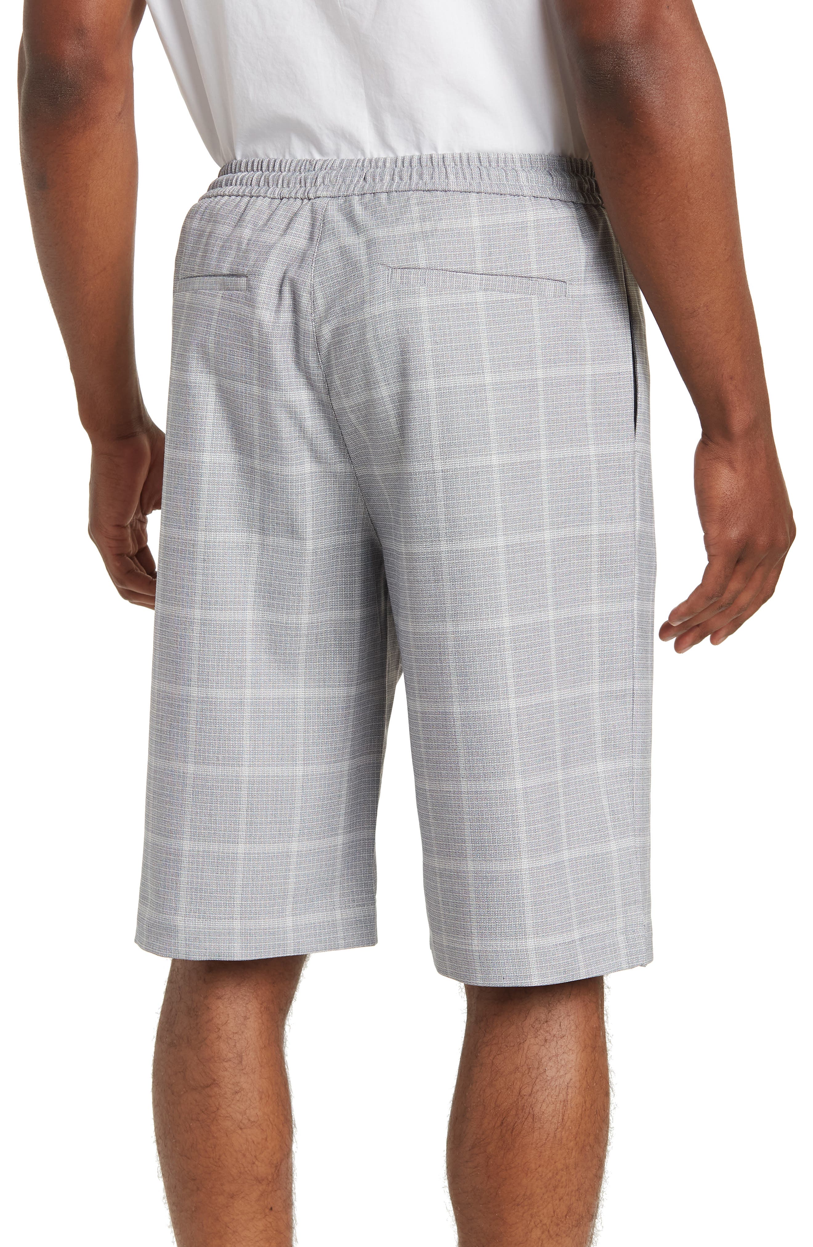 Topman Check Longline Shorts (Men) | Nordstromrack