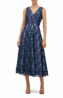Kay Unger Danielle Sleeveless Lace Dress