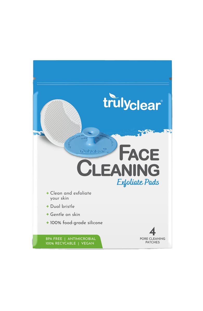 TRULY CLEAR Face Cleansing Pads, 4pc, Alternate, color, Multicolored