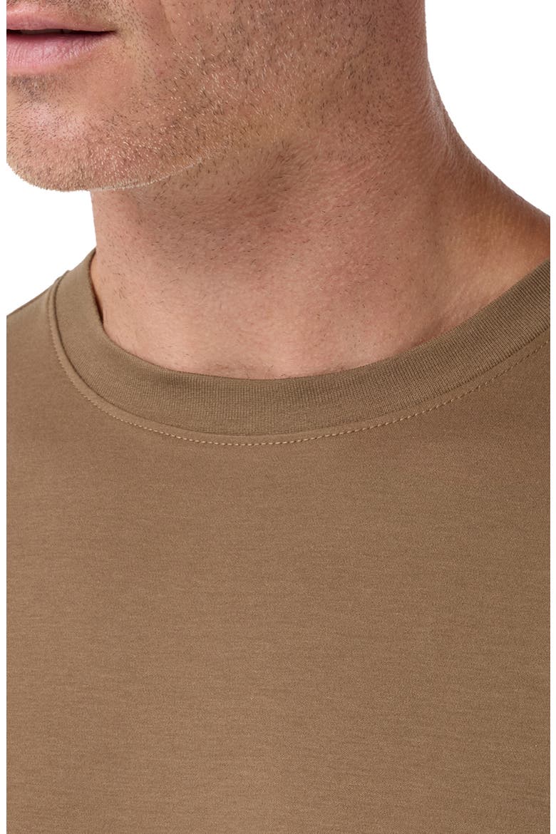 Palmer Trim Fit Pima Cotton T-Shirt, Alternate, color, MOCHA