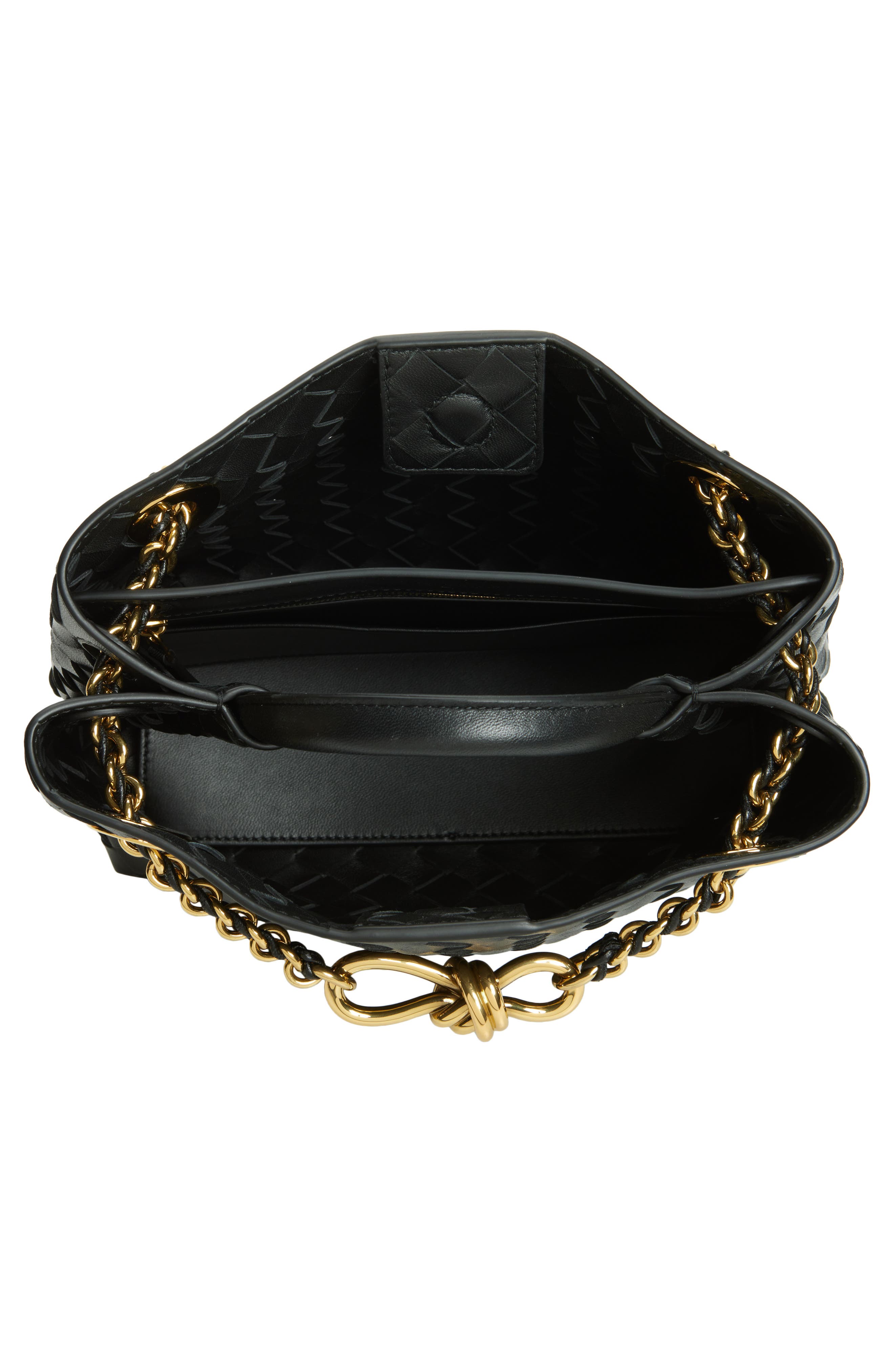 Bottega Veneta Small Andiamo Chain Leather Shoulder Bag, Alternate, color, 