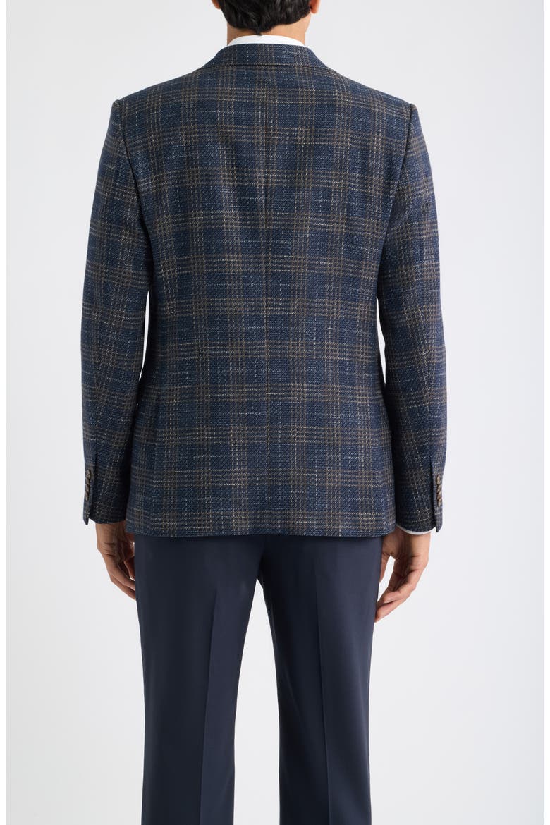 Bleecker Wool Blend Sport Coat, Alternate, color, NAVY
