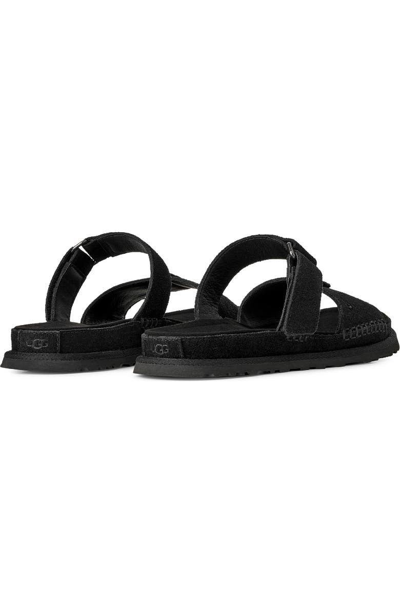 UGG<sup>®</sup> GoldenGaze Slide Sandal, Alternate, color, Black