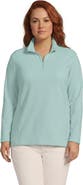 Lands' End Anyweather Fleece Quarter Zip Pullover