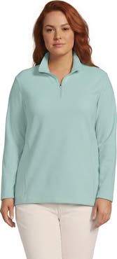 Lands' End Anyweather Fleece Quarter Zip Pullover