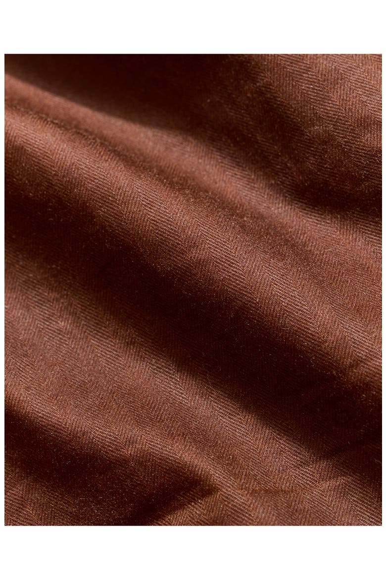 Waxed Herringbone Members Jacket, Alternate, color, BURNT UMBER
