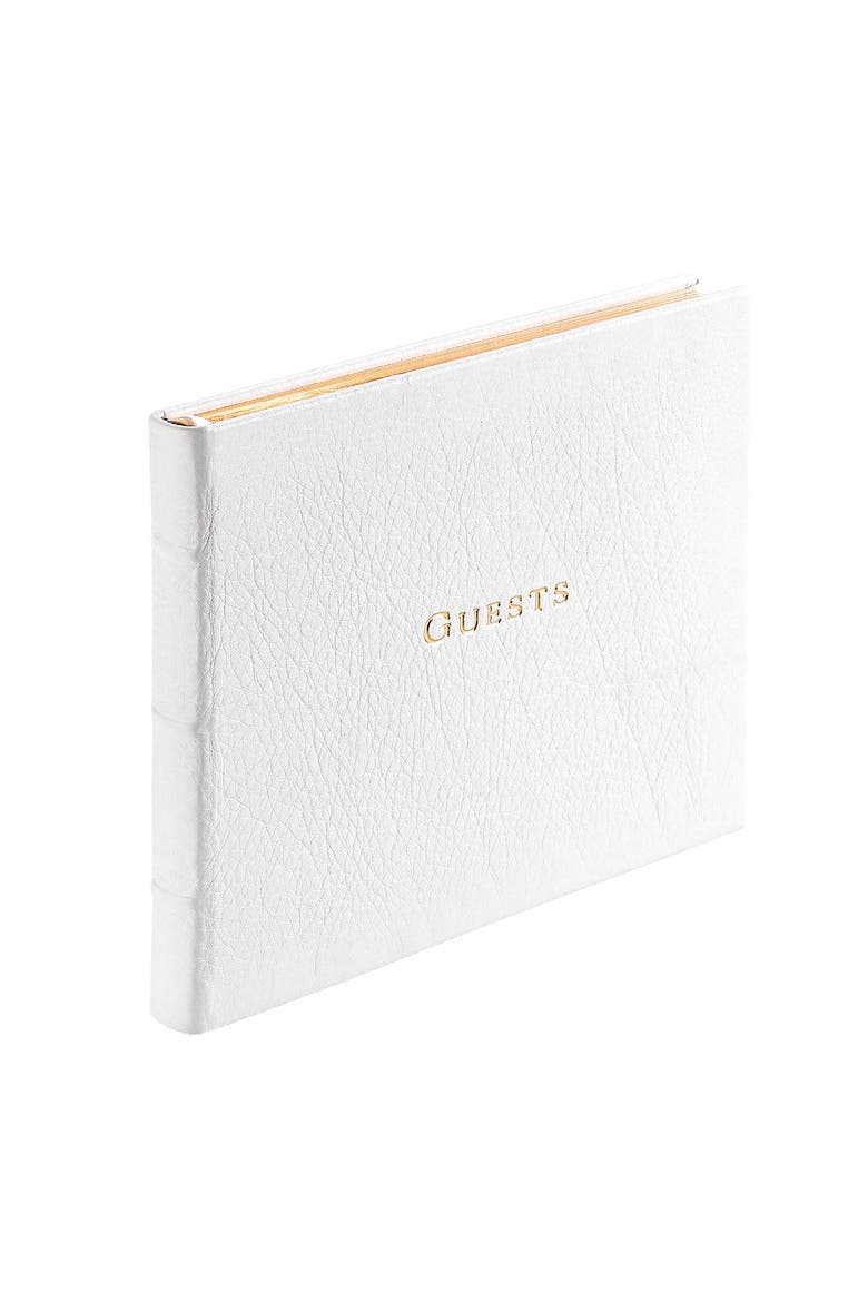 Guest Book, Alternate, color, White