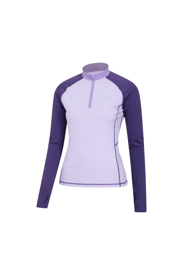 Helston Long-Sleeved Rash Guard, Alternate, color, Purple
