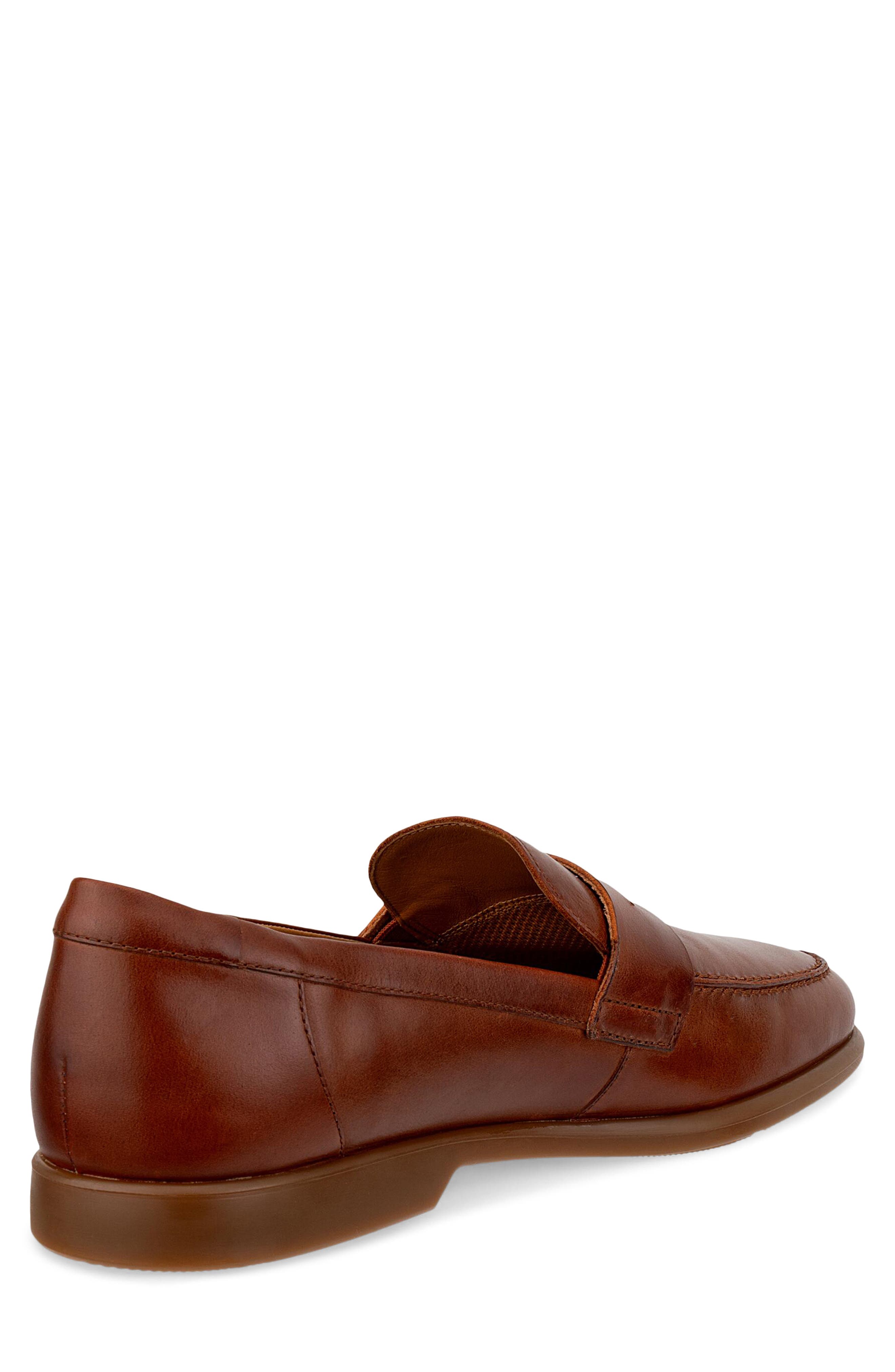 ECCO Metro Verona Penny Loafer, Alternate, color, Cognac