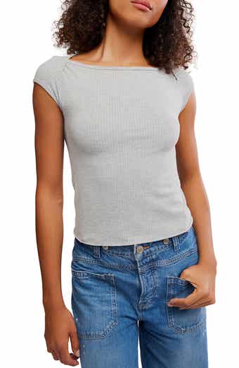 Seamless Boat Neck T-Shirt