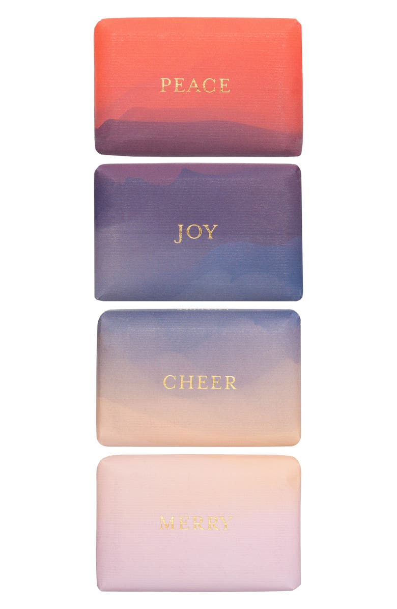 LA CHATELAINE Set of 4 Lavender Soaps Gift Set, Alternate, color, 