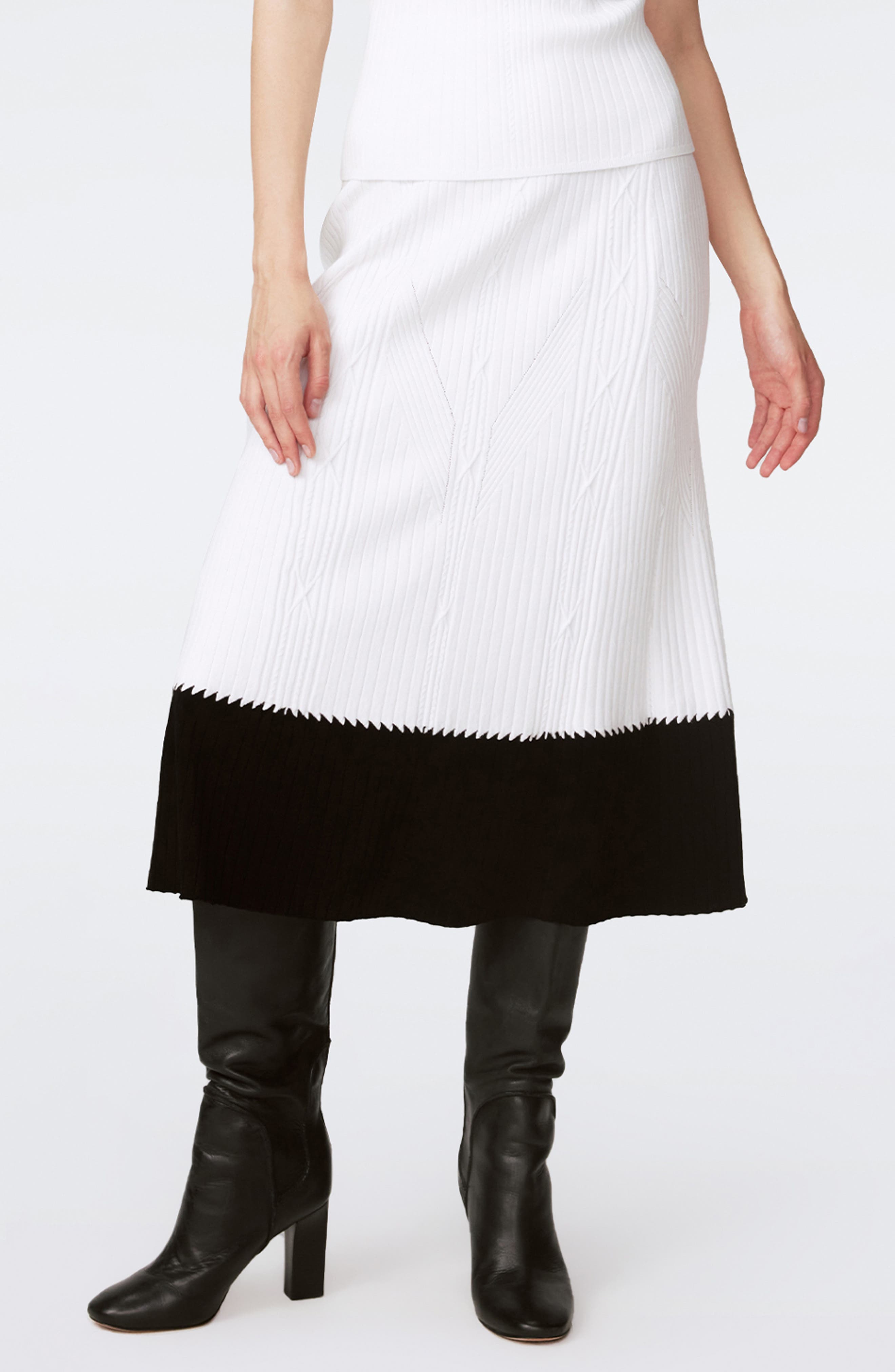 DVF Benedetta Midi Sweater Skirt
