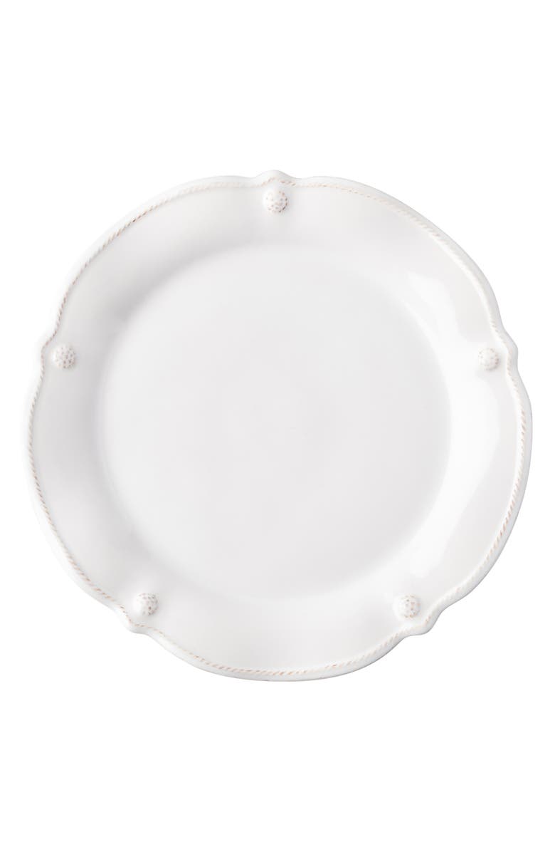 Juliska Berry & Thread Whitewash Flare Dinner Plate, Main, color, Whitewash