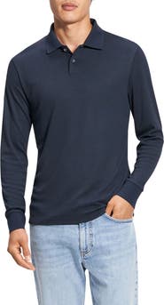 Theory Goris Anemone Milano Long Sleeve Polo