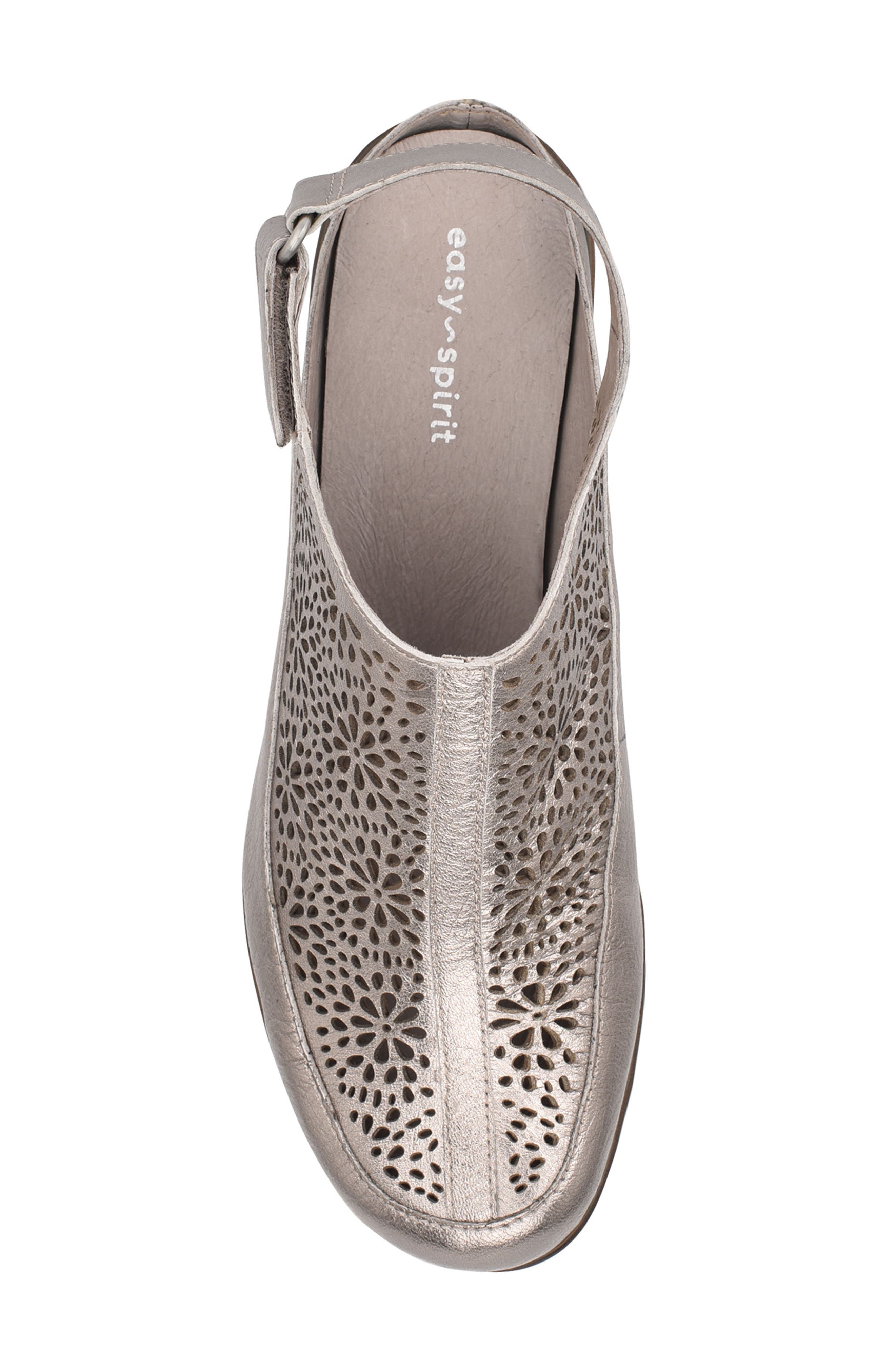 Easy Spirit Dawn Slingback Clog, Alternate, color, Latte Leather