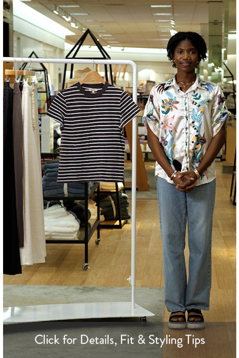Stripe Relaxed Cotton Jersey T-Shirt video