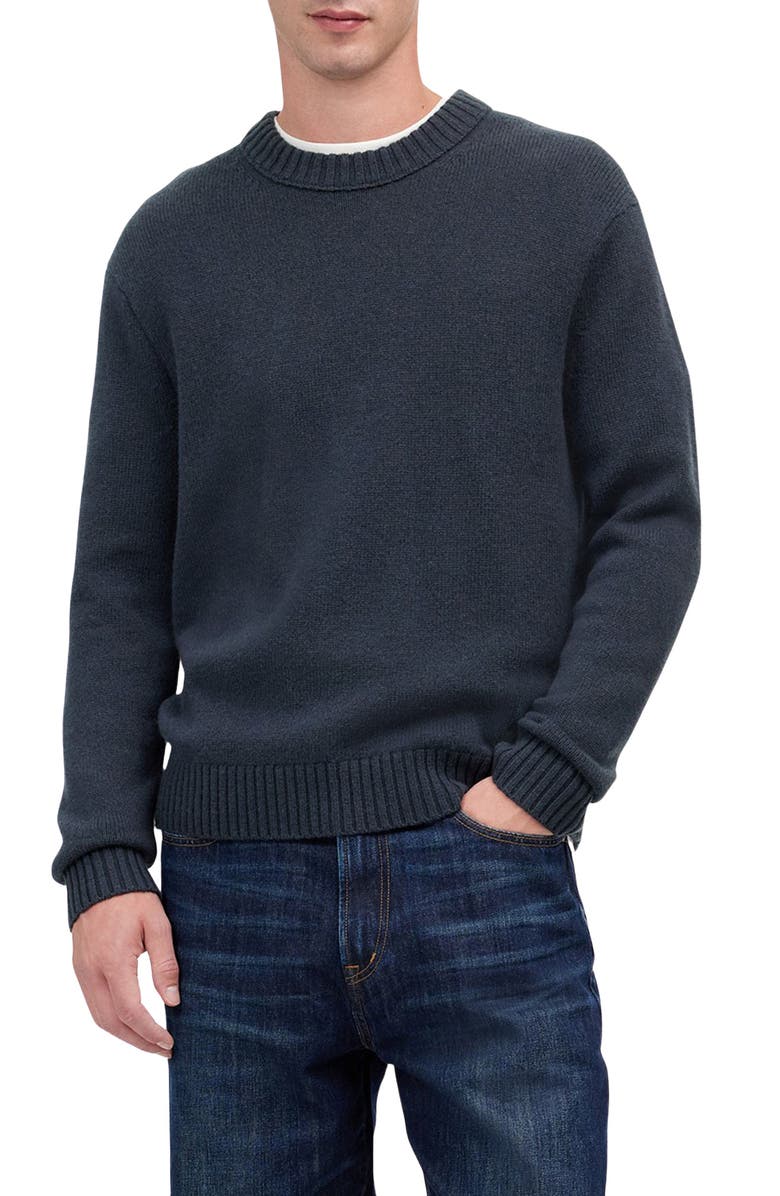 Madewell Wool & Cashmere Blend Sweater, Main, color, 