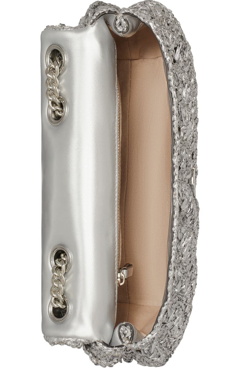 Tory Burch Kira Metallic Chevron Convertible Shoulder Bag, Alternate, color,