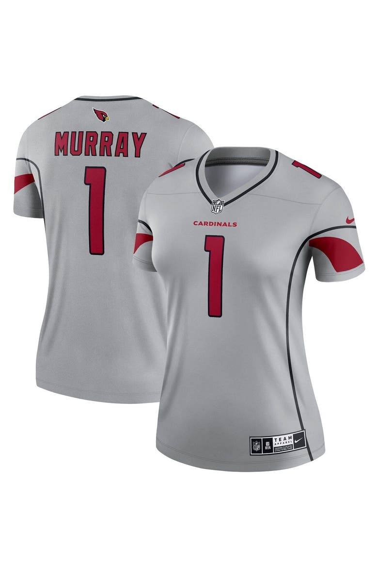 Women's Nike Kyler Murray Gray Arizona Cardinals Inverted Legend Jersey, Main, color, Gray