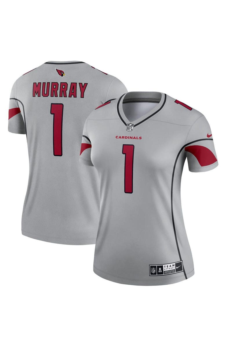 Nike Women's Nike Kyler Murray Gray Arizona Cardinals Inverted Legend Jersey, Main, color, 