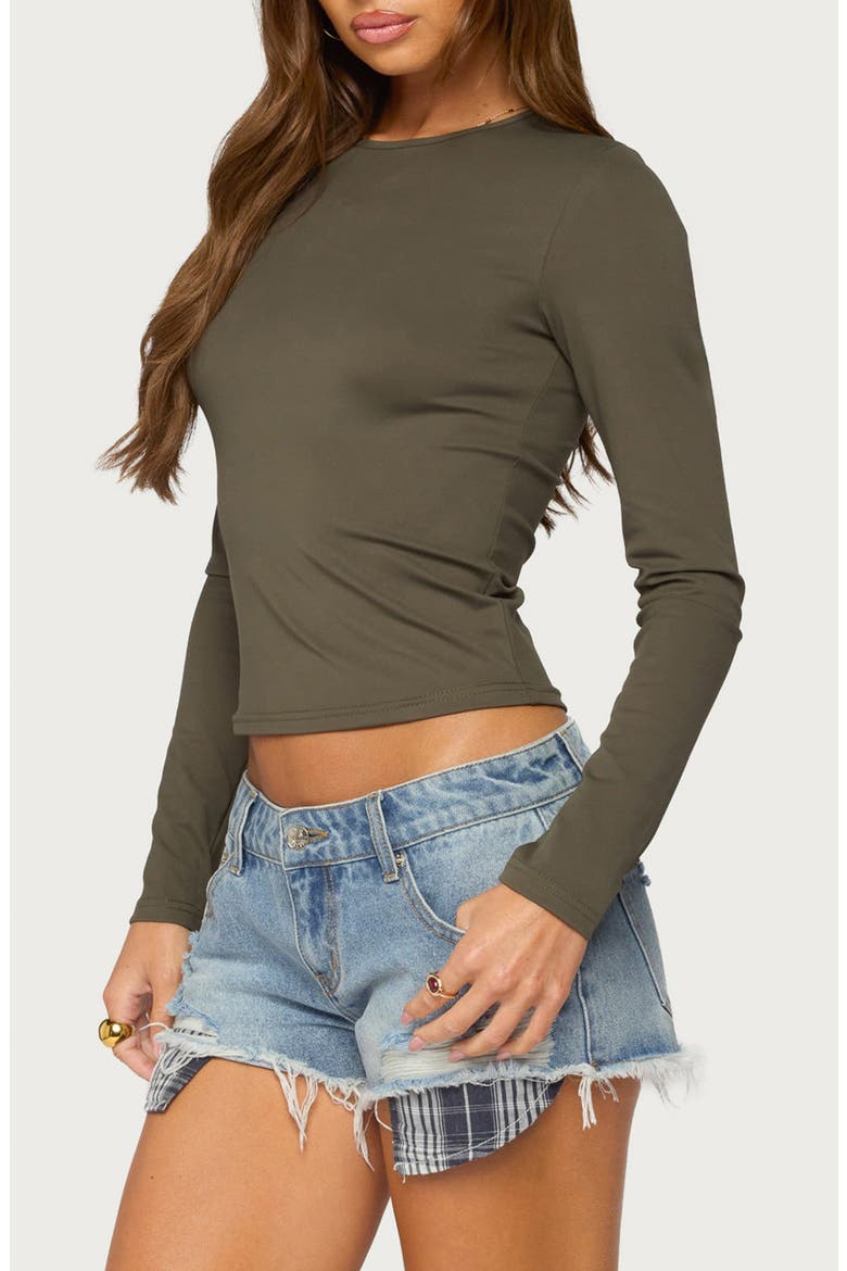 Tay Long Sleeve Top, Alternate, color, OLIVE