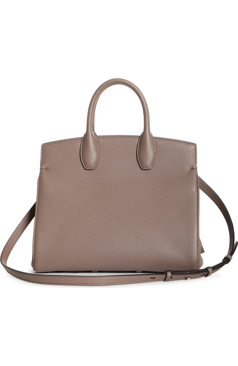 FERRAGAMO The Studio Calfskin Leather Top Handle Bag, Alternate, color,