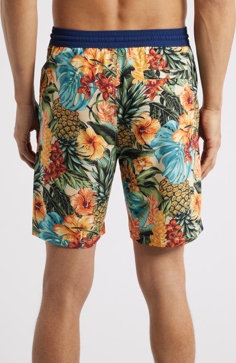 Tommy Bahama Baja Sunset Canopy 8-Inch Board Shorts, Alternate, color, Pineapple