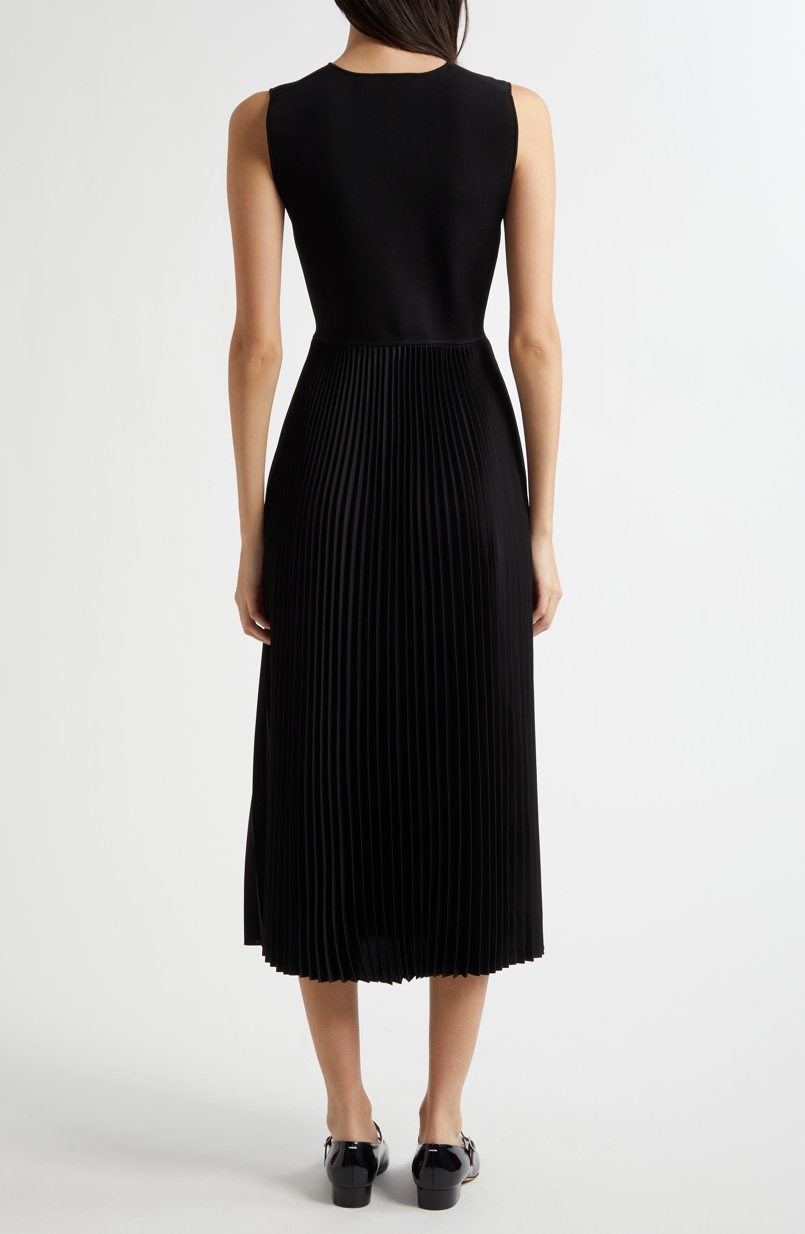 theory pleated midi dress Theory Pleated Satin Midi Dress in Mink