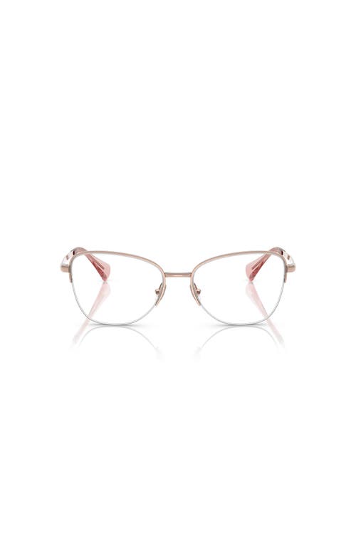 Ralph 53mm Irregular Optical Glasses In Pink