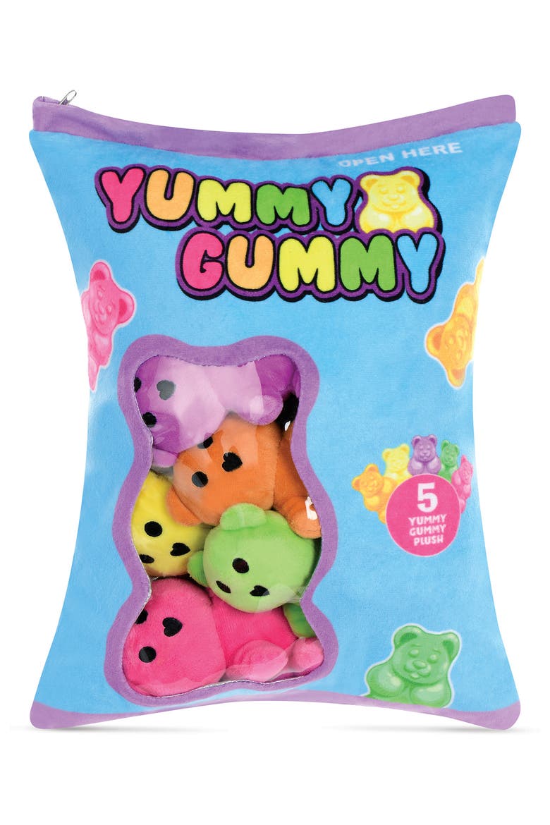 Yummy Gummies Pillow, Main, color, MULTI