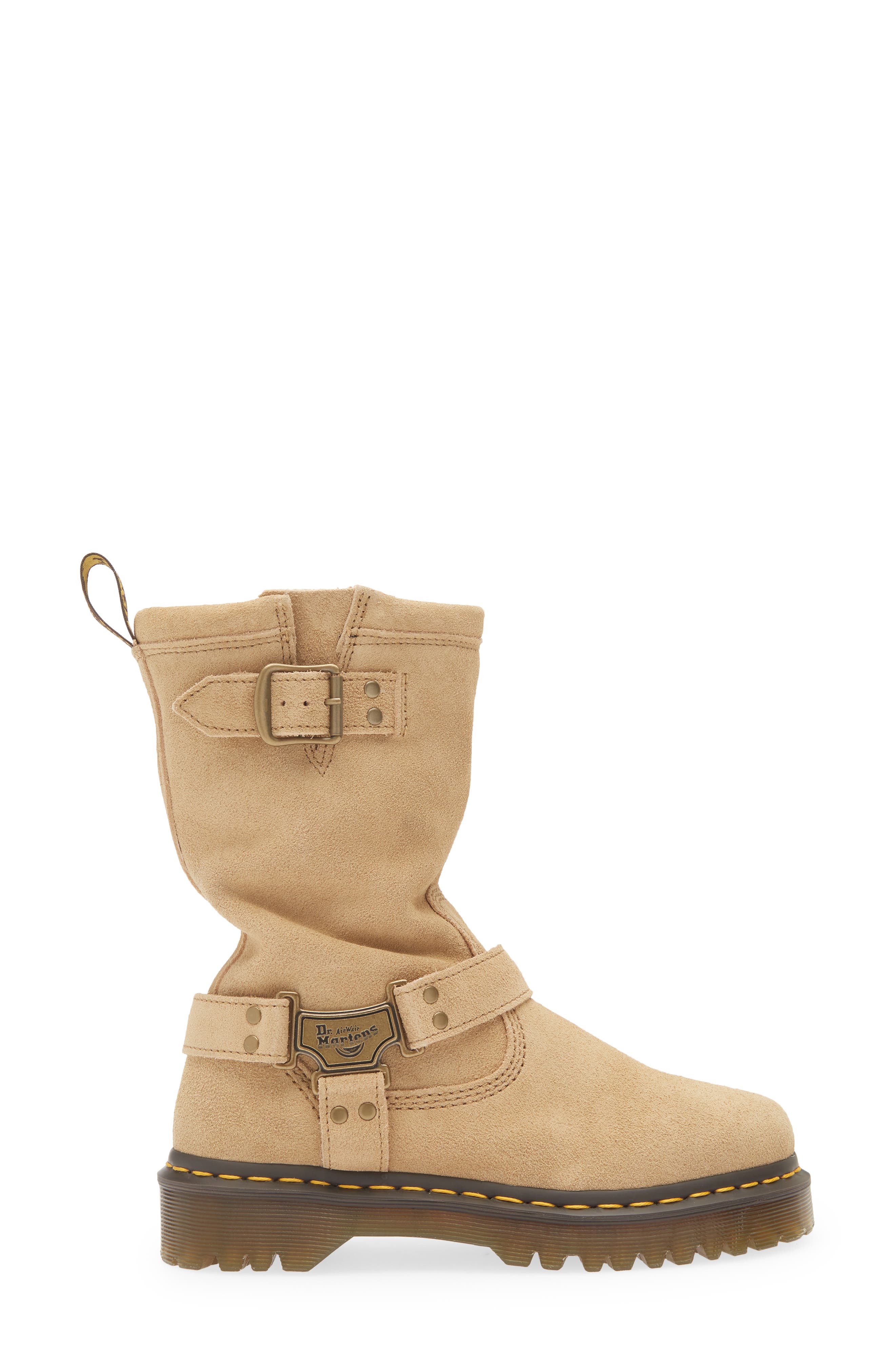 Dr. Martens Anistone Harness Boot, Alternate, color, Savannah Tan/ Tan