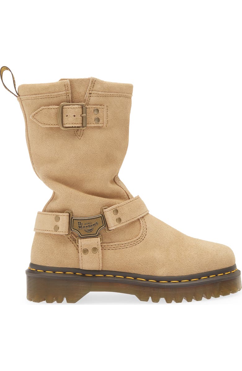Dr. Martens Anistone Harness Boot, Alternate, color, Savannah Tan/ Tan