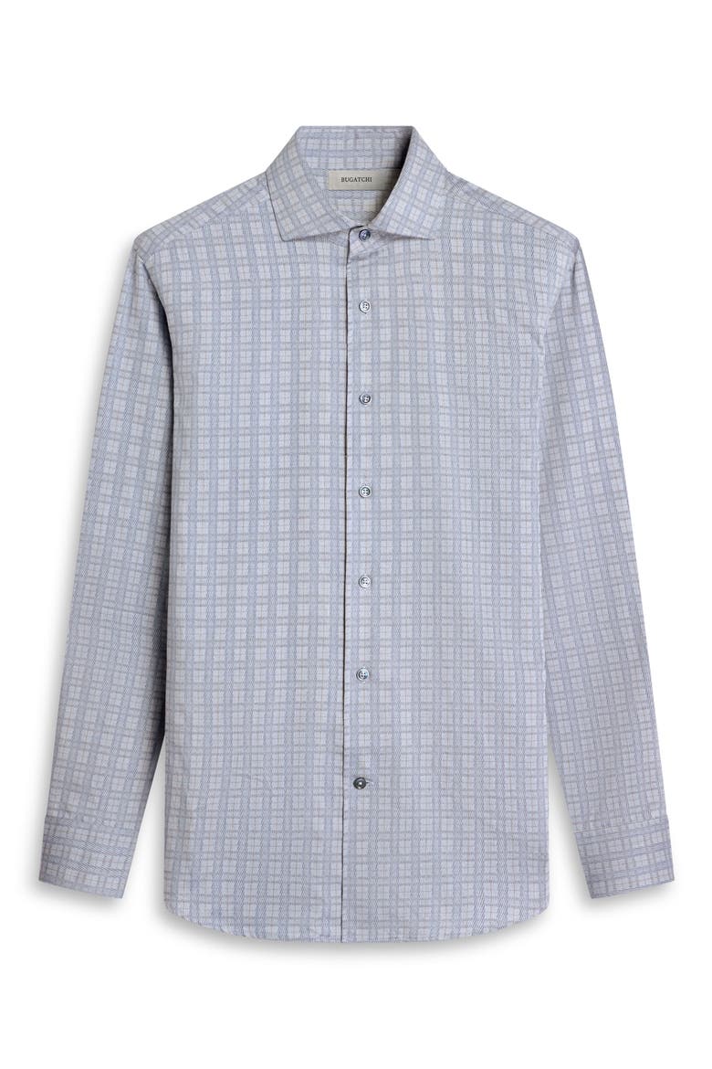 Alvin Plaid Long Sleeve Button Up Shirt, Alternate, color, AIR BLUE