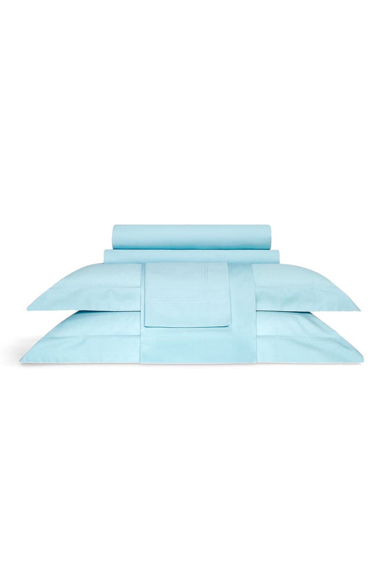 Togas Royal Flat Sheet, Main, color, Sky Blue