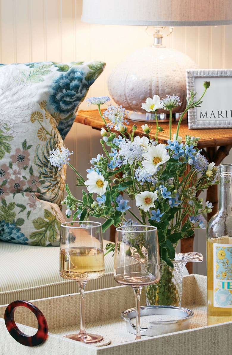 Mariposa Coconut Grove Faux Grasscloth Tray, Alternate, color, Beige