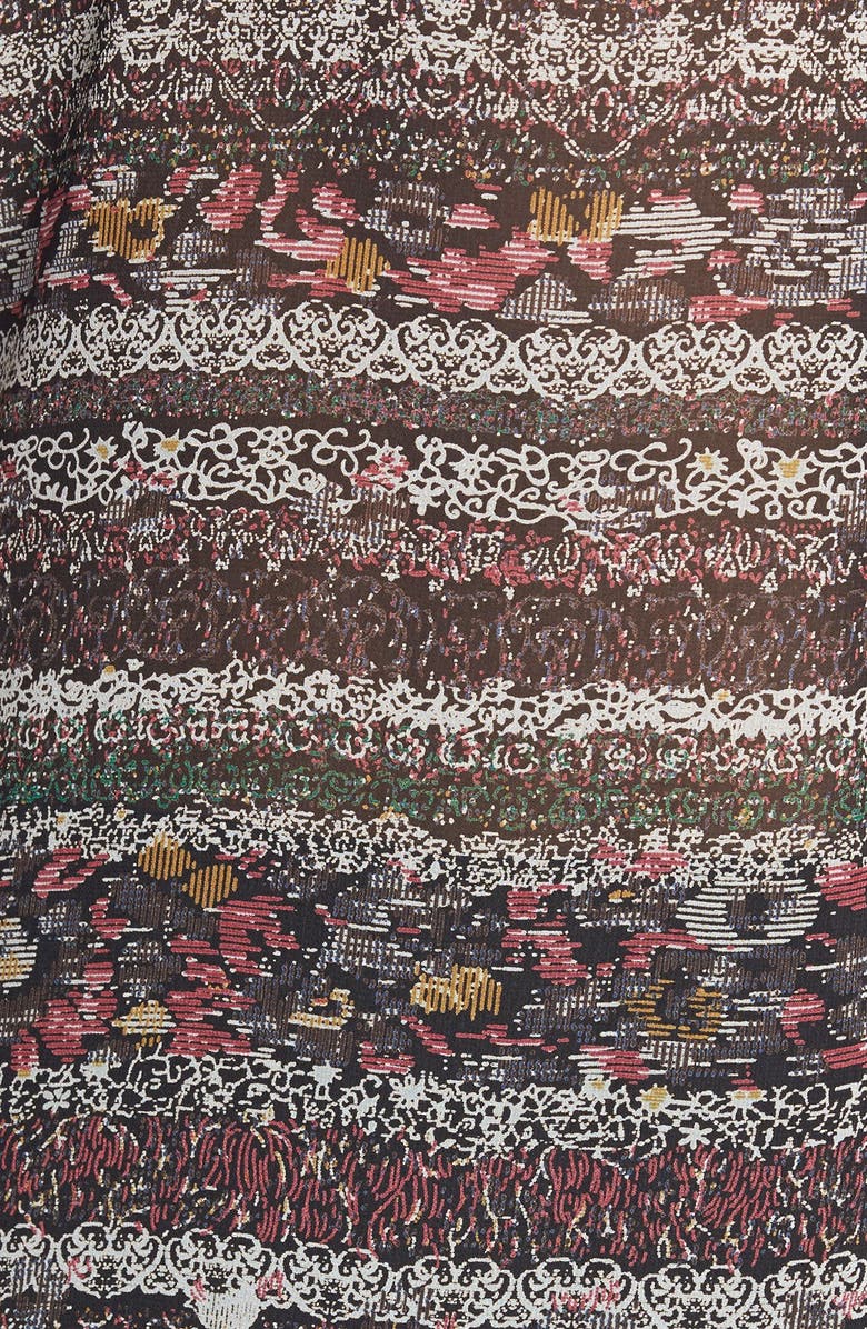 ASTR the Label ASTR Floral Print Bubble Hem Tank, Alternate, color, 