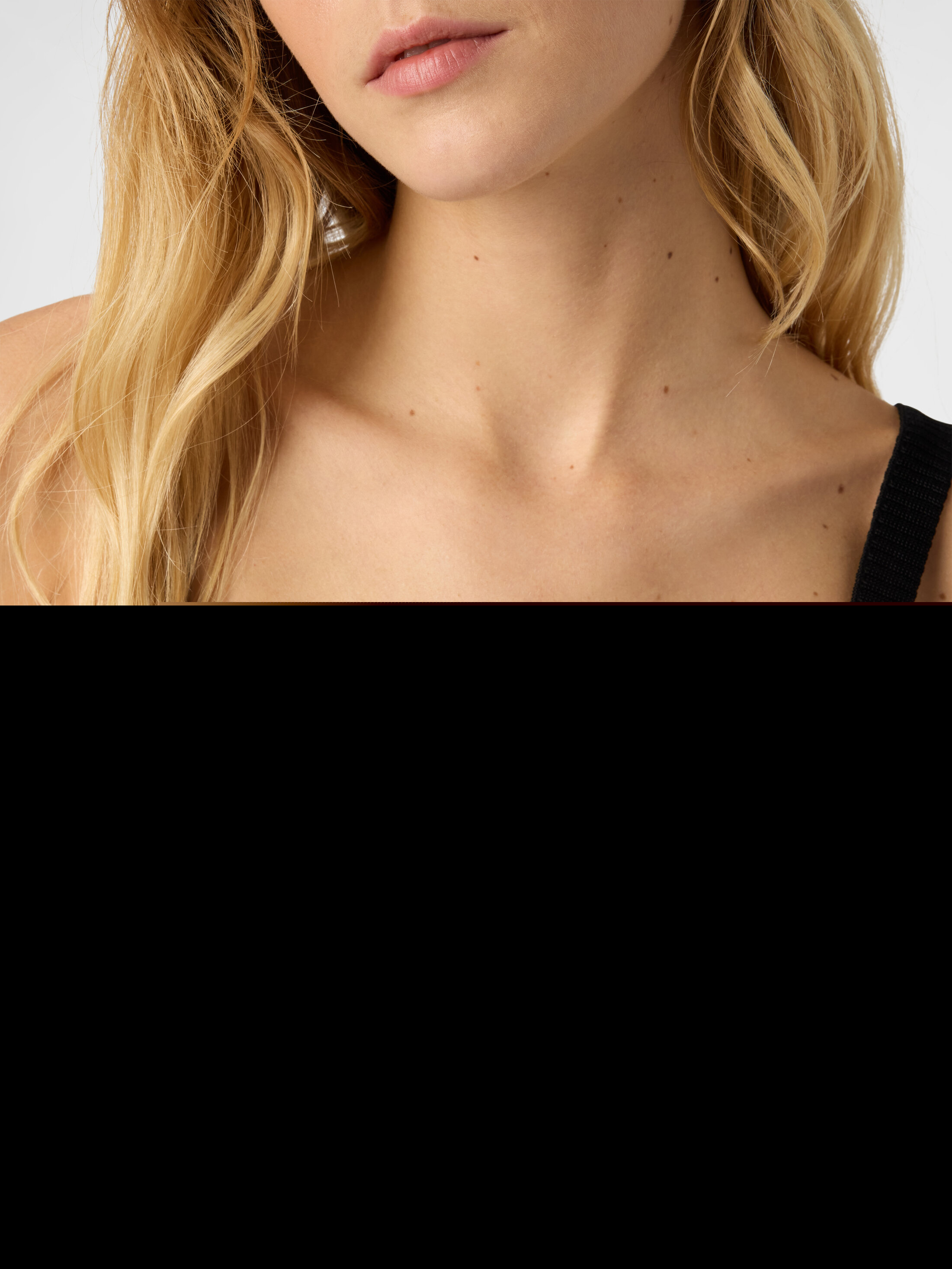 Missoni Sleeveless Zigzag Knit Top, Alternate, color, Black