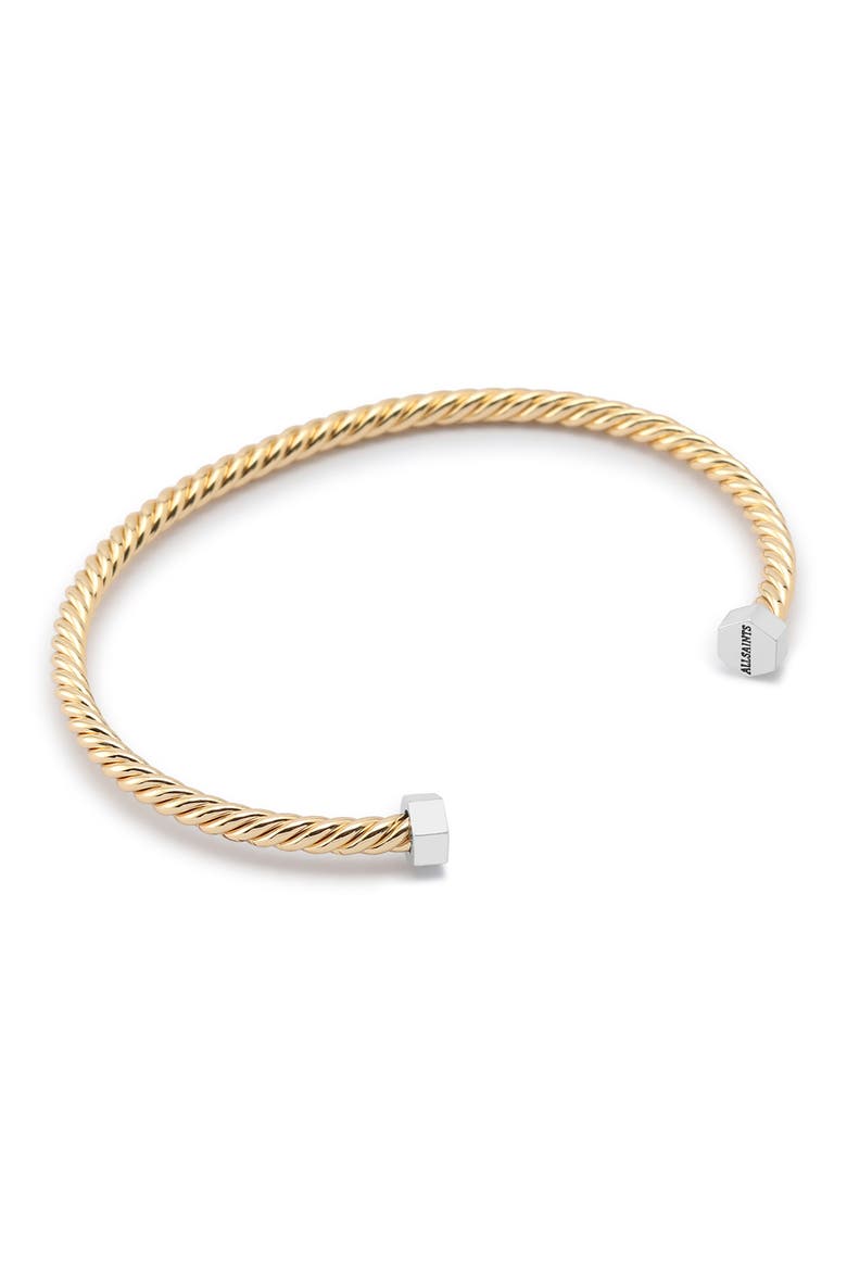 Rope Cuff Bracelet, Alternate, color, TWO TONE