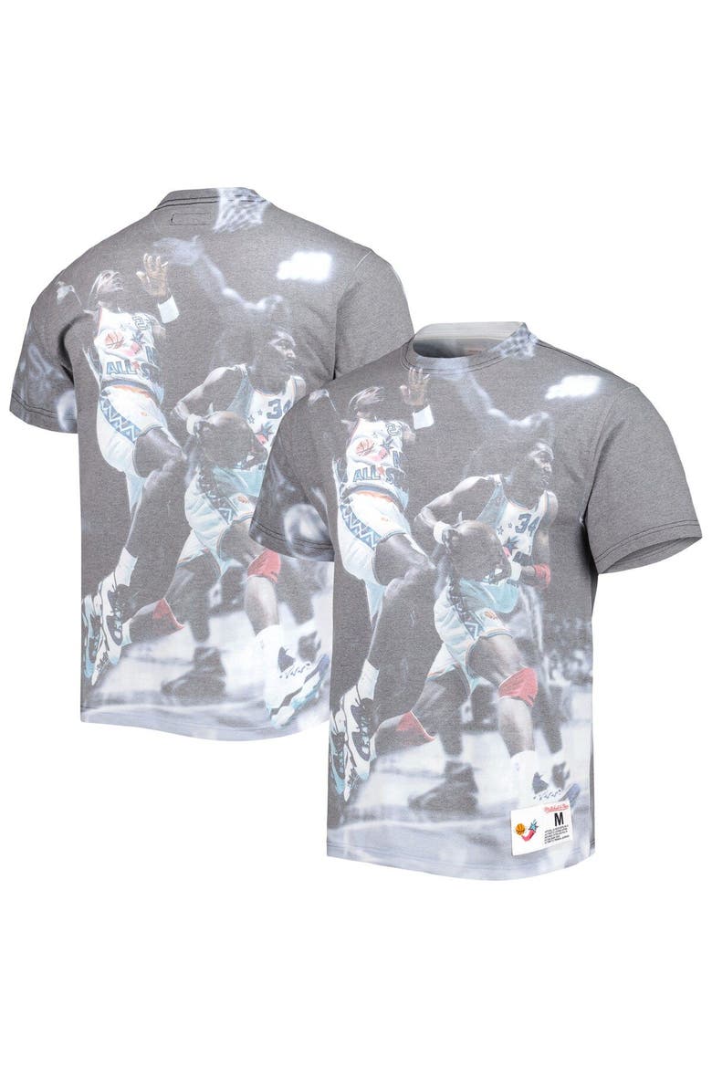 Men's Mitchell & Ness Houston Rockets Above the Rim Graphic T-Shirt, Main, color, White