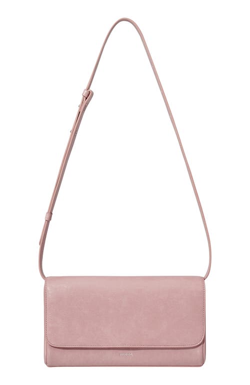 Stand Oil Classic Faux Leather Shoulder Bag In Pink