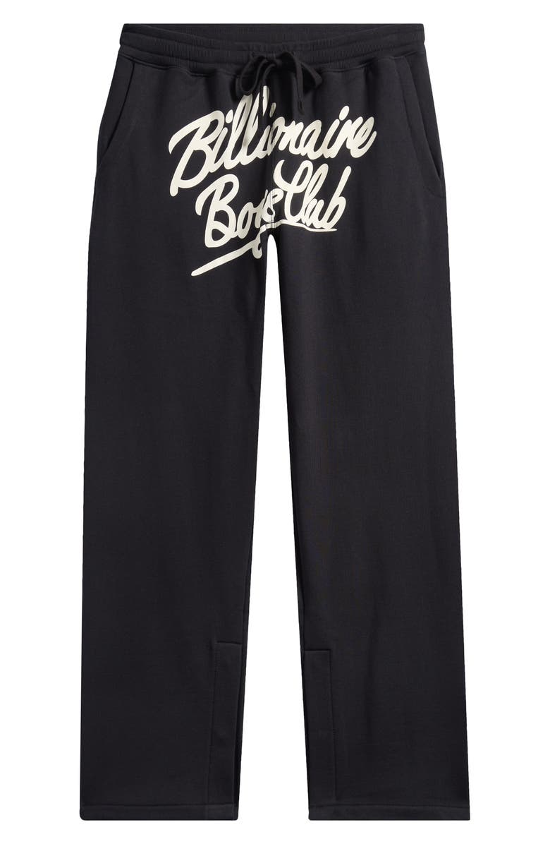 Billionaire Boys Club Logo Script Graphic Lounge Pants, Alternate, color, Black